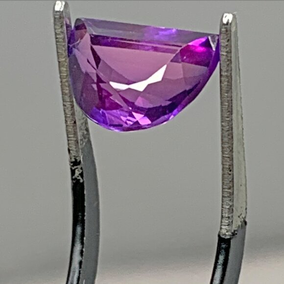 Fancy Moon Cut Boysenberry Sapphire - Picture 5 of 16